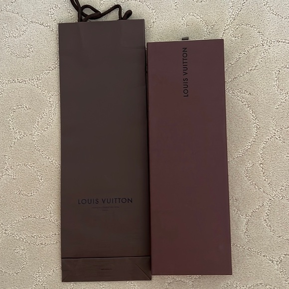 TIMELESS CLASSIC LOUIS VUITTON bronze MONOGRAM MIX TIE - Picture 2 of 5